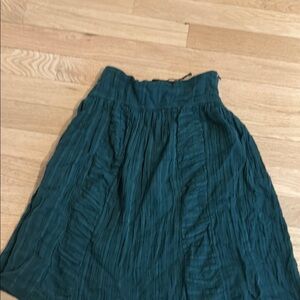 Zara Girls midi teal skirt